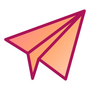 Uçak. Web simgesi basit tasarım