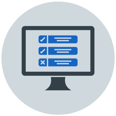 Kodlama. Web simgesi basit illüstrasyon