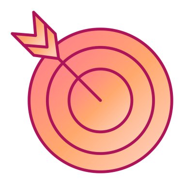 Modern simge vektör illüstrasyonunu hedefle 