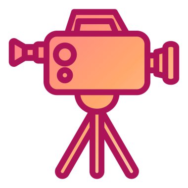 kamera web simgesi basit illüstrasyon