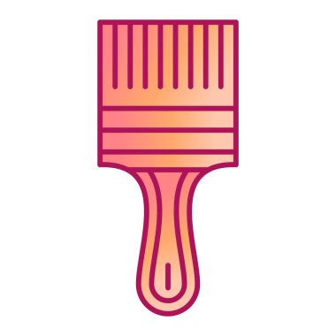 boya fırçası ikonu. izole vektör illüstrasyonu