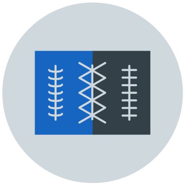 Modern simge vektör illüstrasyonu dikiliyor 