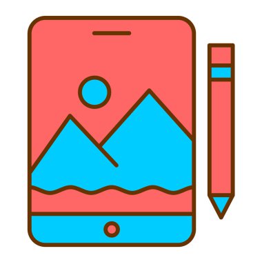 seo modern simgesinin vektör illüstrasyonu