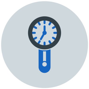 saat modern simge vektör illüstrasyonu 