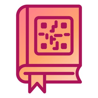 kitap simgesi vektör illüstrasyonu