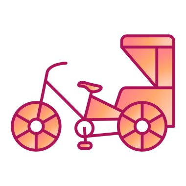 bisiklet ikonu vektör illüstrasyonu