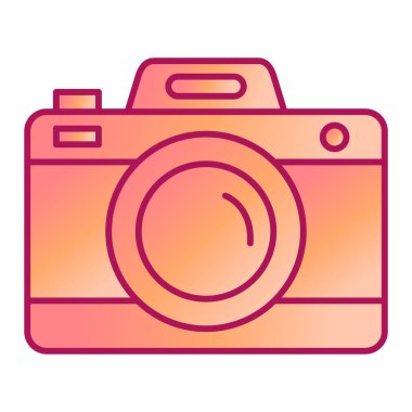 kamera fotoğraf simgesi vektör illüstrasyon grafik tasarımı