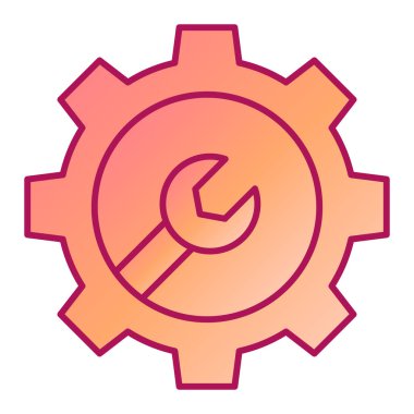 araba servisi modern simge vektör illüstrasyonu