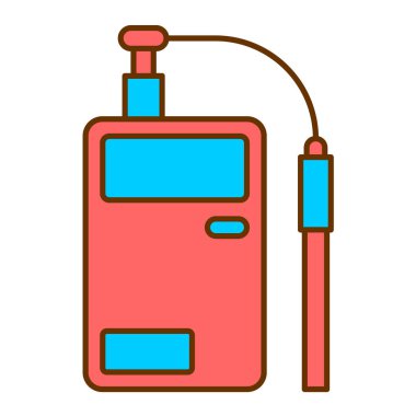 Radyo istasyonu simge vektör çizim