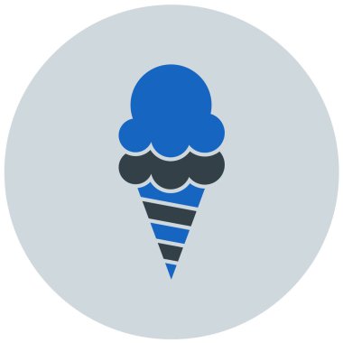 Dondurma. vektör illüstrasyonu