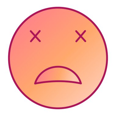 yüz ifadesi, vektör illüstrasyonu 