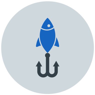 Roket. Web simgesi basit illüstrasyon