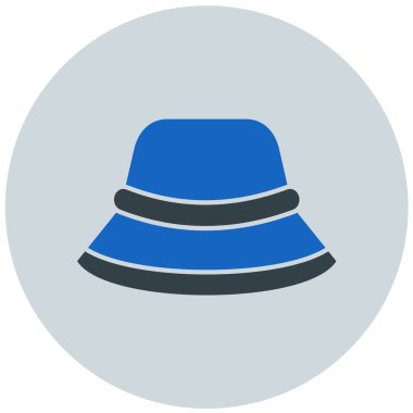 Şapka. Web simgesi basit illüstrasyon