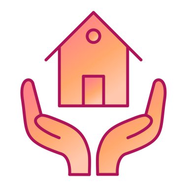 Ev Sigortası. Basit illüstrasyon