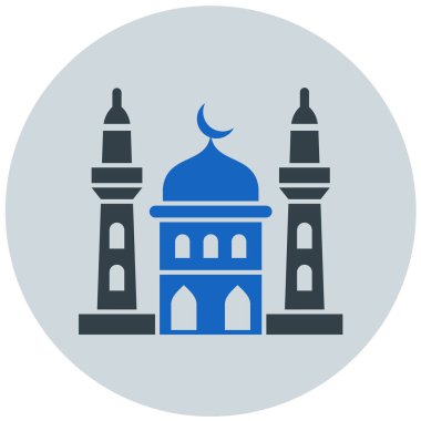 Cami. Web simgesi basit illüstrasyon