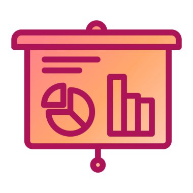 iş grafiği vektör illüstrasyonu