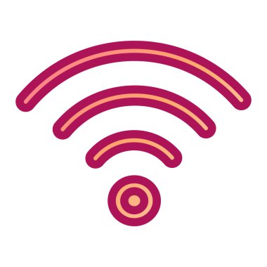 wifi sinyal ikonu vektör illüstrasyon tasarımı
