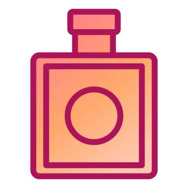 Parfüm. Web simgesi basit illüstrasyon