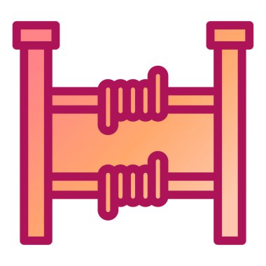 Yedek kulübesi Web simgesi basit illüstrasyon