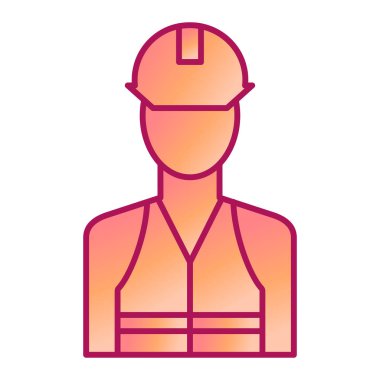 işçi modern simge vektör illüstrasyonu 