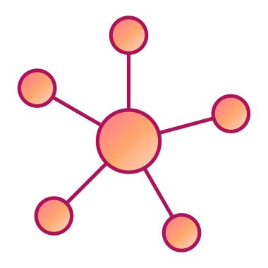 ağ bağlantısı. Basit resimleme