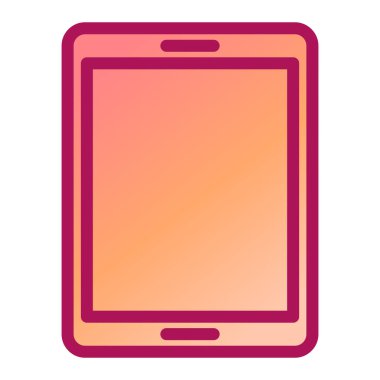 Akıllı telefon. Web simgesi basit tasarım