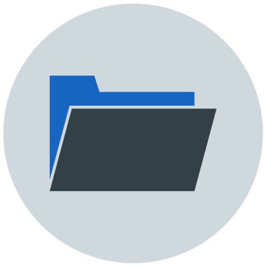 Dosya. Web simgesi basit illüstrasyon