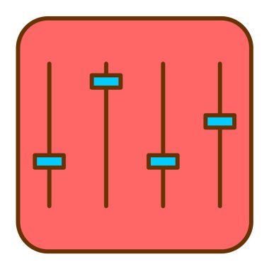 eşitleyici simge vektör illüstrasyonu