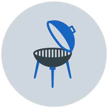 Barbekü ızgarası. vektör illüstrasyonu