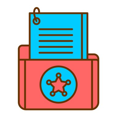 Sertifika vektör simgesi modern basit illüstrasyon