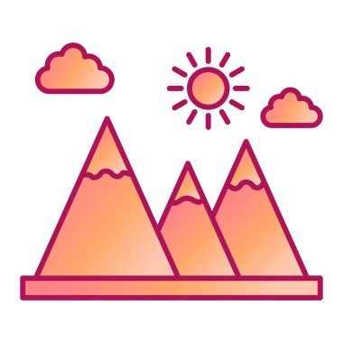 doğa modern ikon vektör illüstrasyonu 