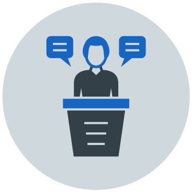 Adamım. Web simgesi basit illüstrasyon