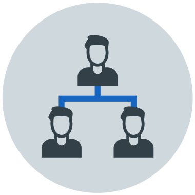 İş ekibi. Basit resimleme