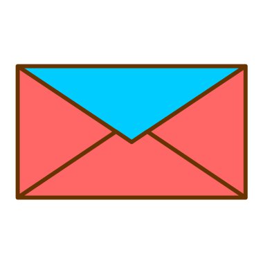 İleti vektör illüstrasyon tasarımı içeren zarf