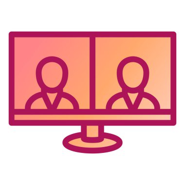 kullanıcı. Web simgesi basit illüstrasyon