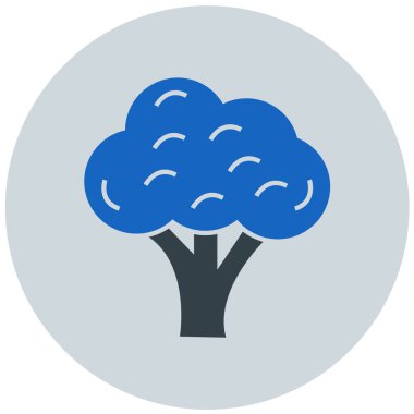 Ağaç. Web simgesi basit illüstrasyon