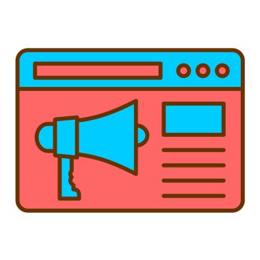 Web renk simgesi. Vektör çizim