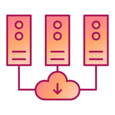 Bulut hesaplama. Web simgesi