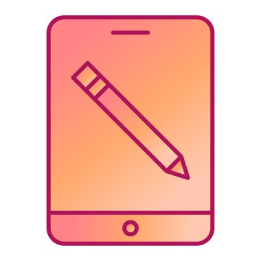 kalem simgesi vektör illüstrasyonu