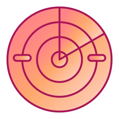 Moda biçimi izole edilmiş arkaplanda hedef simge