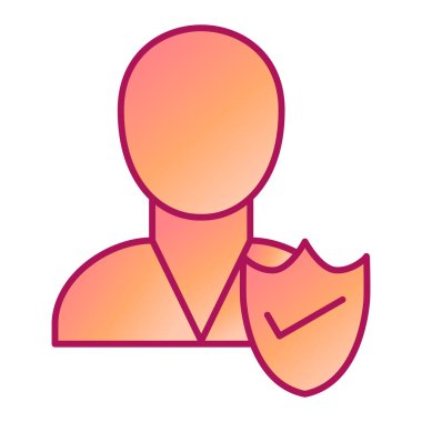 kullanıcı profili vektör illüstrasyonu