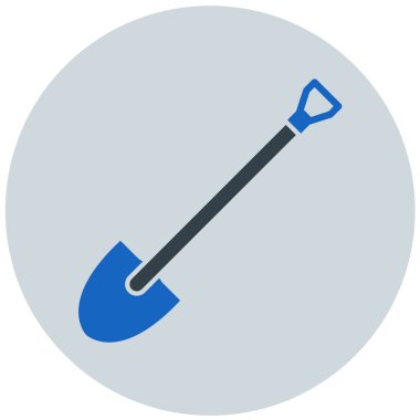 Kürek. Web simgesi basit illüstrasyon