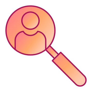 Arama simgesi vektör illüstrasyonu