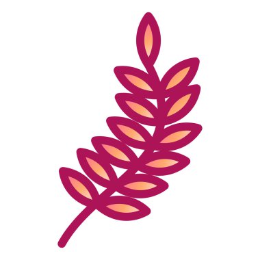 Buğday. Web simgesi basit illüstrasyon