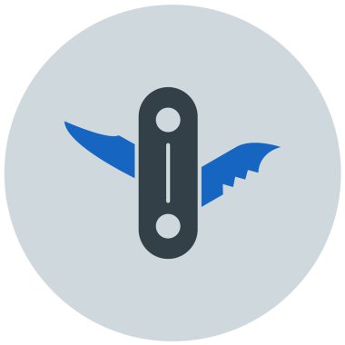 Bıçak. Web simgesi basit illüstrasyon