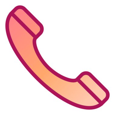 telefon arama simgesi vektör illüstrasyonu