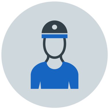 İnsan simgesinin vektör illüstrasyonu