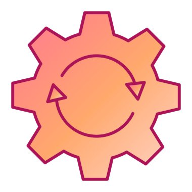 Teçhizat Web simgesi basit illüstrasyon