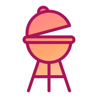 Izgara ikonu vektör illüstrasyon tasarımı