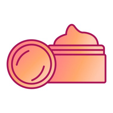 Krem vektör illüstrasyon tasarımı olan kavanoz